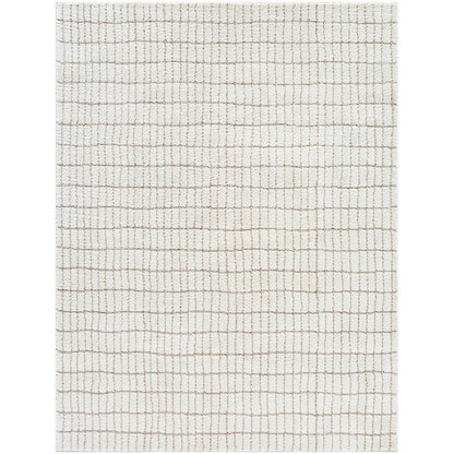 ELIANA Our PNW Home x Livabliss Scandi High Pile Ivory Area Rug Flat