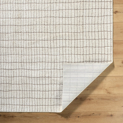 ELIANA Our PNW Home x Livabliss Scandi High Pile Ivory Area Rug Fold