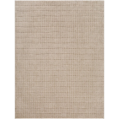 ELIANA Our PNW Home x Livabliss Scandi High Pile Light Beige Area Rug Flat