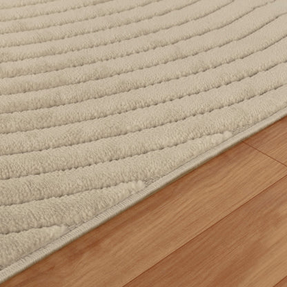 EMIKO Indoor & Outdoor Scandi Modern Beige Area Rug Texture