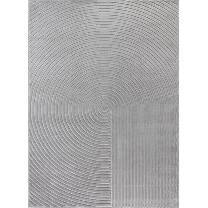 EMIKO Indoor & Outdoor Scandi Modern Grey Area Rug Flat