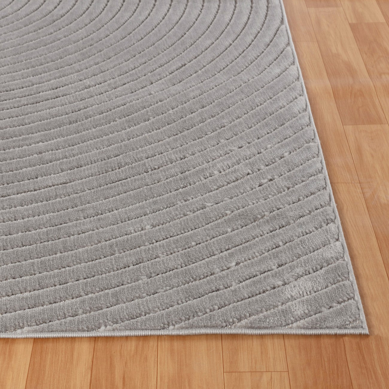 EMIKO Indoor & Outdoor Scandi Modern Grey Area Rug Front