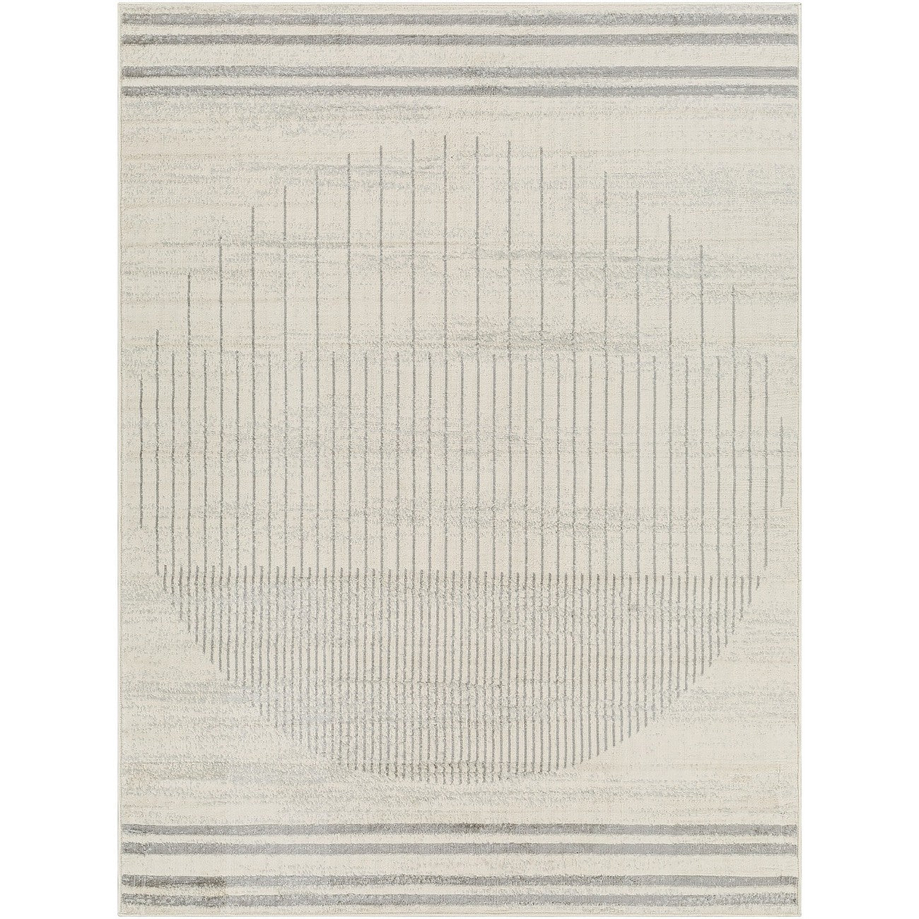 ENSO Scandi Geometric Grey Area Rug Flat