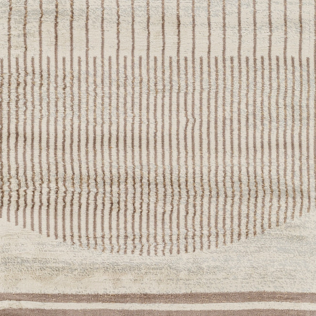 ENSO Scandi Geometric Light Brown Area Rug Swatch