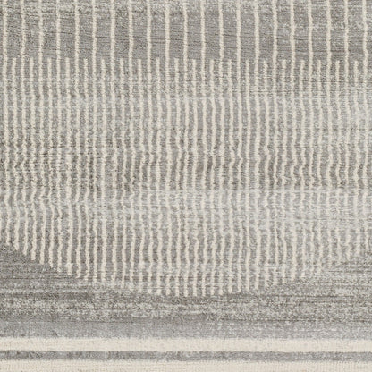 ENSO Scandi Geometric Medium Grey Area Rug Swatch