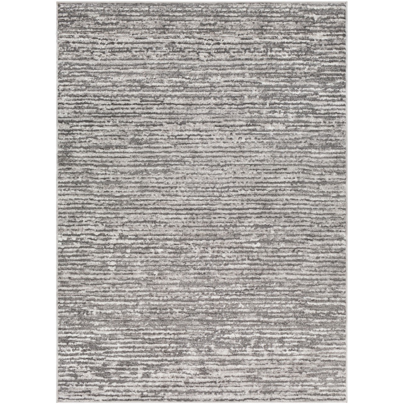 EVAN Scandi Modern Light Grey Area Rug Flat
