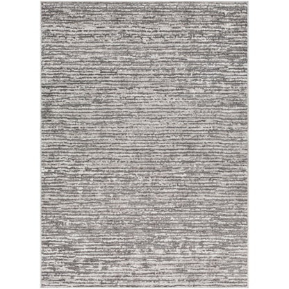 EVAN Scandi Modern Light Grey Area Rug Flat