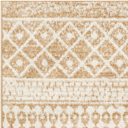 MILA Scandi Geometric Caramel Area Rug Zoom