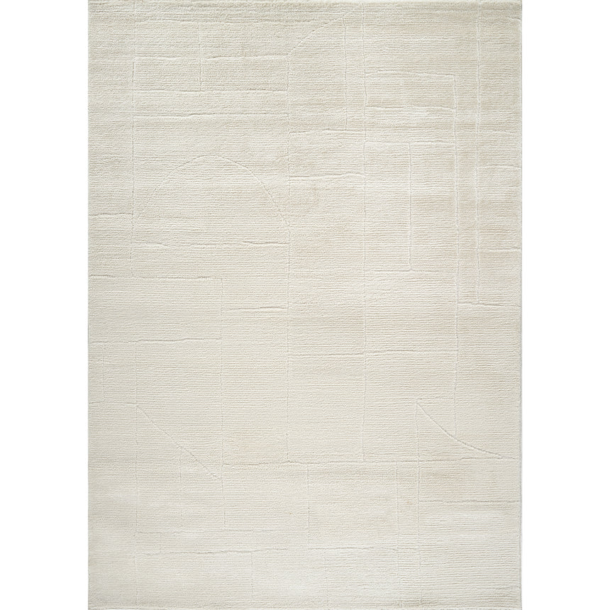 Lisa Scandi Modern High Pile Ivory/Off-White Rug