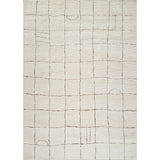 Hope Scandi Modern High Pile Ivory/Brown Rug