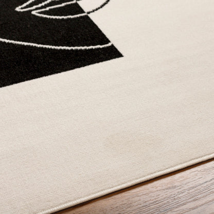 FRANCESCA Scandi Modern Beige Area Rug Texture