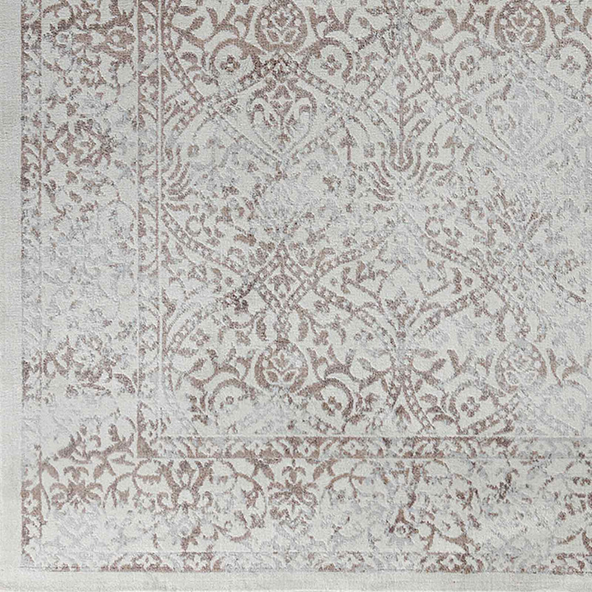 Hazel Vintage Oriental Boho Tan/Ivory Rug