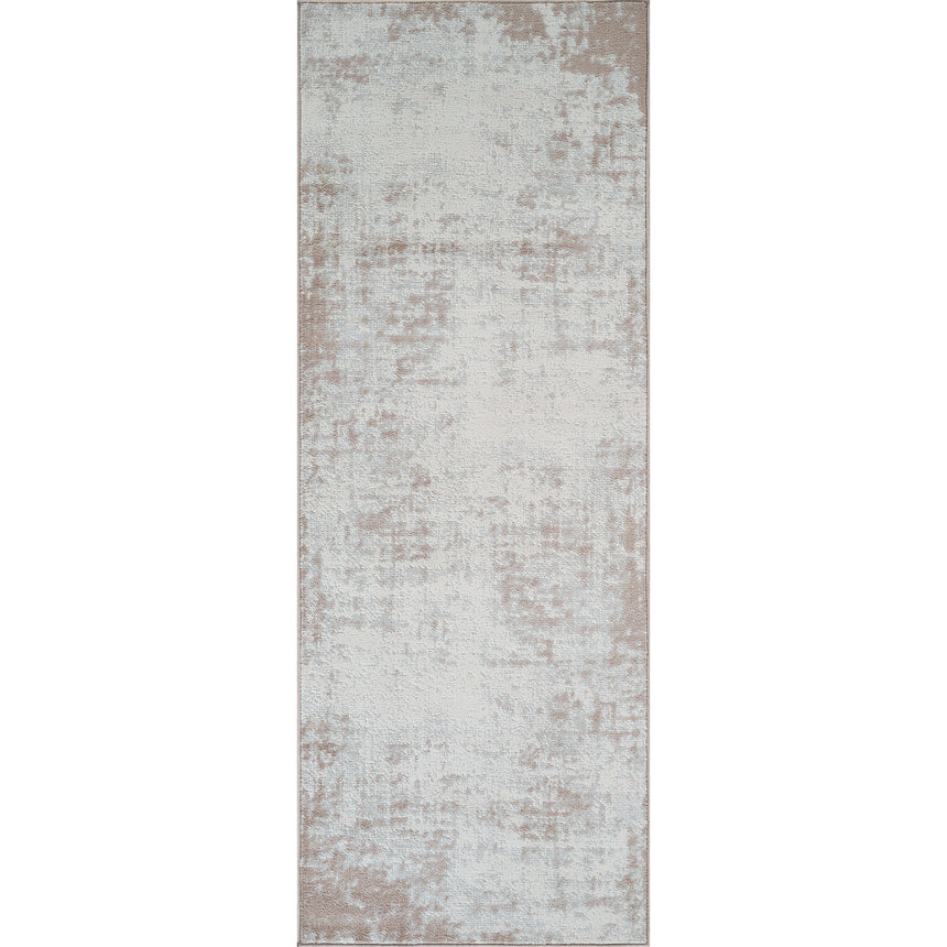 Milena Abstract Modern Marble Beige/White Rug