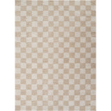 Izaline Machine Washable Modern Shaggy Beige Rug