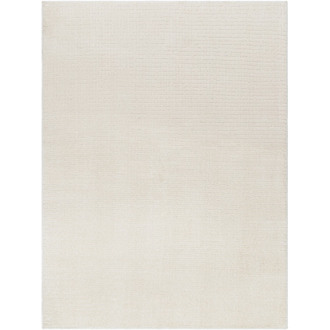 AMANDINE Scandi Modern High Pile Ivory/Off-White Area Rug Flat