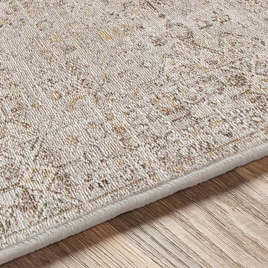 Myrtle Avenue I Galey Alix x Livabliss Vintage Oriental Boho Taupe/Cream Rug