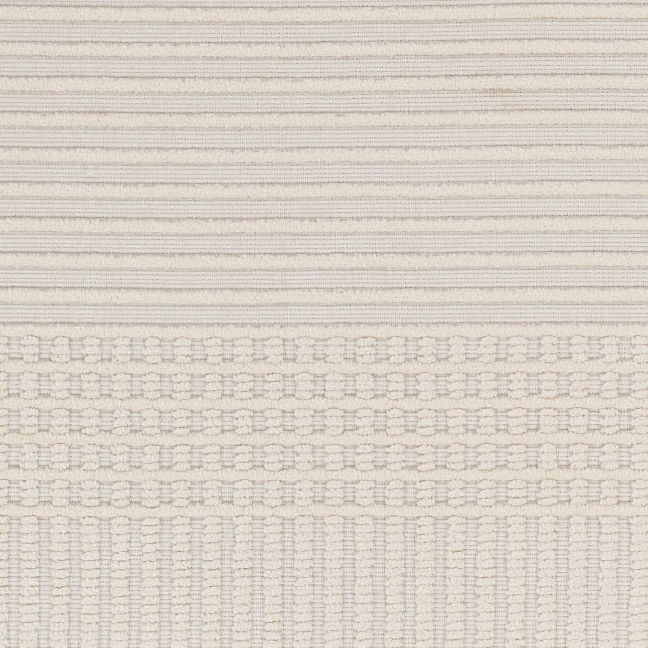 GAURI Machine Washable Modern Ivory Area Rug Swatch