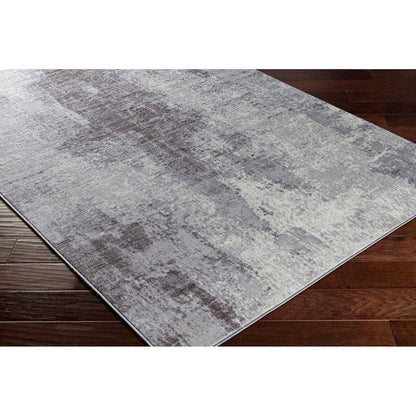 GIULIA Abstract Modern Marble Cream Area Rug Corner