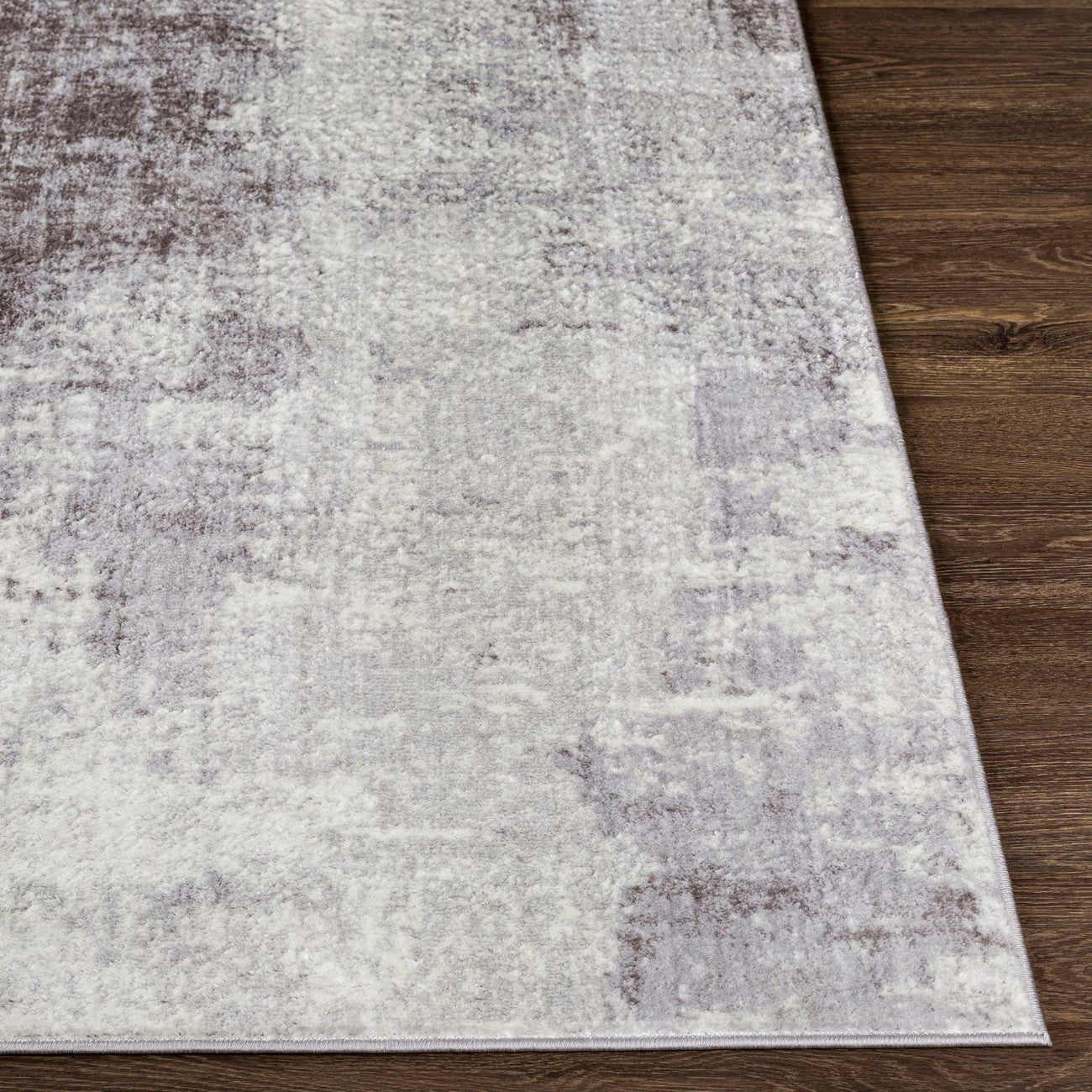 GIULIA Abstract Modern Marble Cream Area Rug Front
