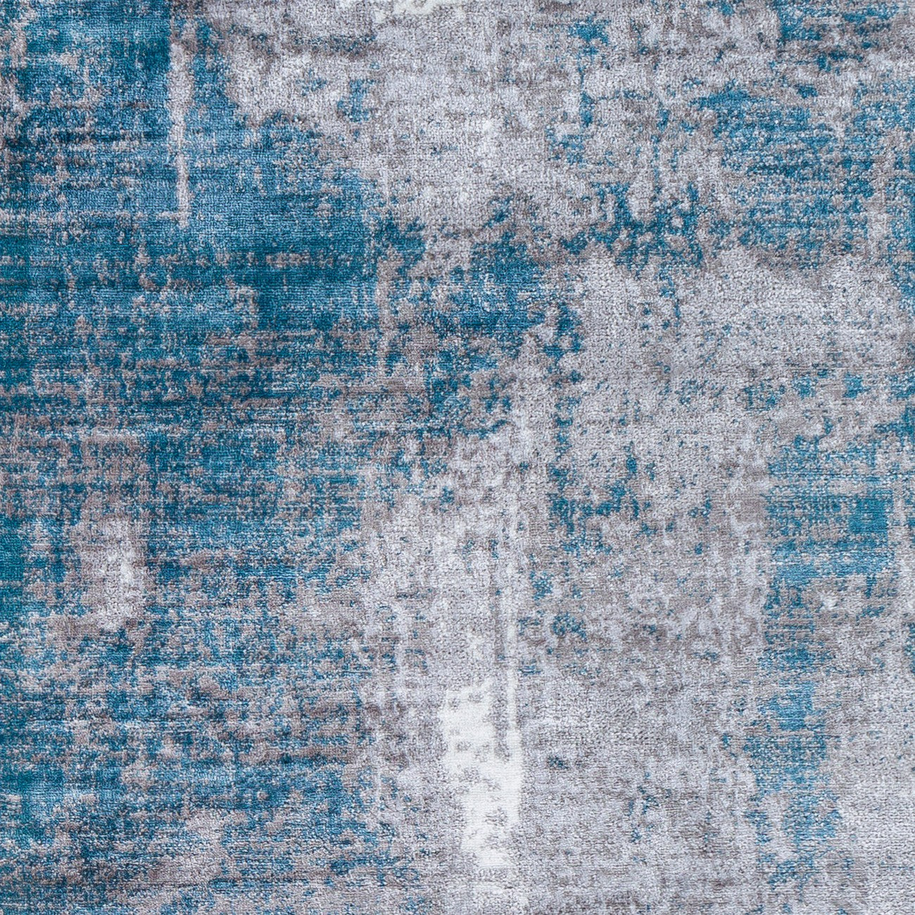 GIULIA Abstract Modern Marble Teal Area Rug Swatch