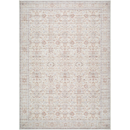 GOKILA Our PNW Home x Livabliss Vintage Traditional Oriental Boho Rust Area Rug Flat