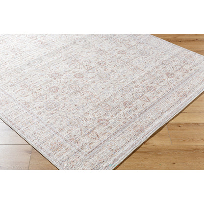 GOKILA Our PNW Home x Livabliss Vintage Traditional Oriental Boho Rust Area Rug Corner