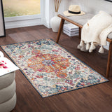 Lou Vintage Oriental Boho Saffron/Navy Rug