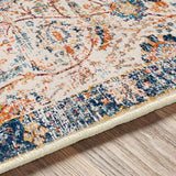 Kush Vintage Oriental Boho Blue/Beige Rug