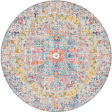 Lou Vintage Oriental Boho Teal/Beige Rug