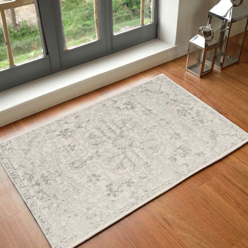 Lou Vintage Oriental Boho Light Beige Rug