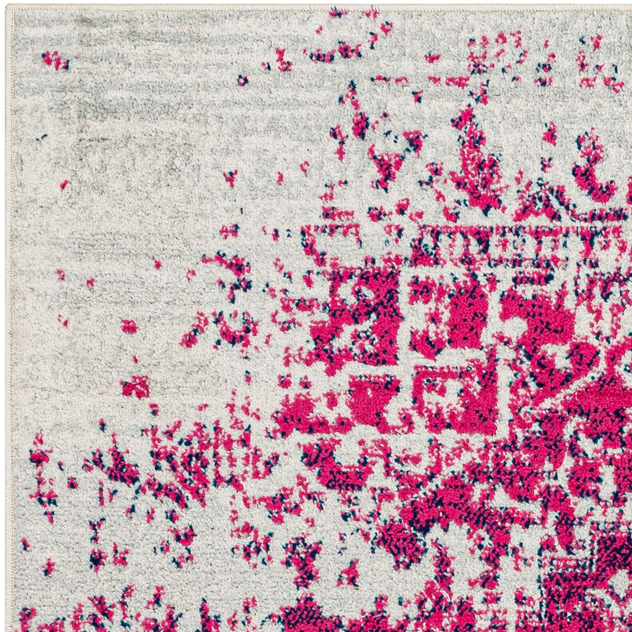 JULIETTE Vintage Traditional Oriental Boho Burgundy Area Rug Zoom