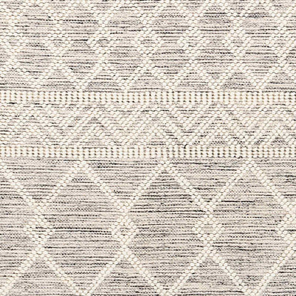 ISHANI Hand-Woven Global Wool Charcoal Area Rug Swatch