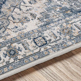 Dalila Vintage Oriental Boho Dark Blue Rug - Image 3