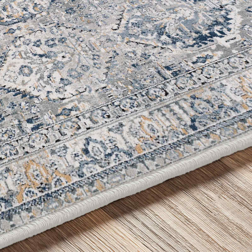 Camila Vintage Oriental Boho Light Grey Rug