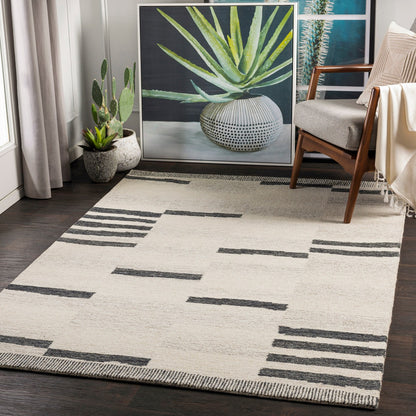 KAAYA Hand-Tufted Global Wool Beige Area Rug Roomscene