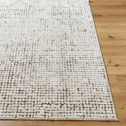 KAELIE Our PNW Home x Livabliss Scandi High Pile Ivory/Brown Area Rug Front