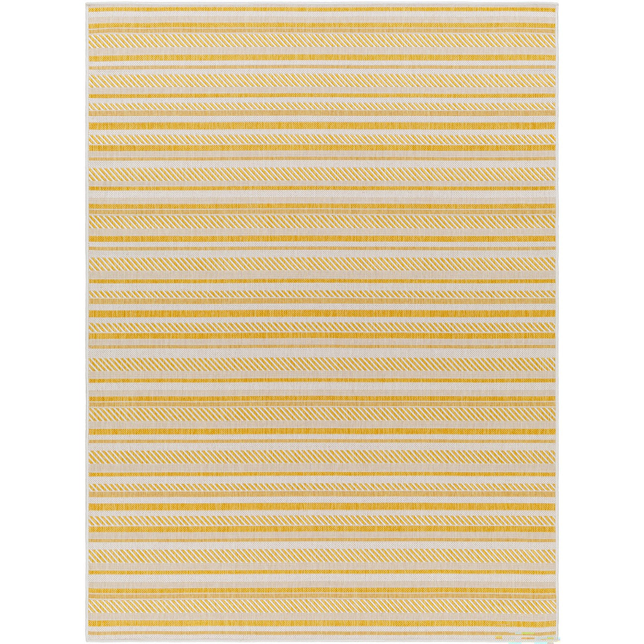 KAVITA Indoor & Outdoor Global Saffron Area Rug Flat