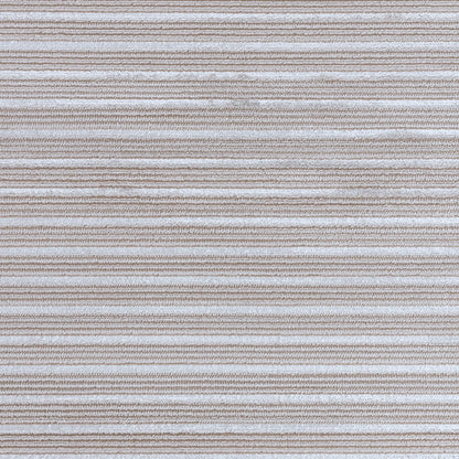 KAYSA Scandi Modern Beige/White Striped Area Rug Swatch