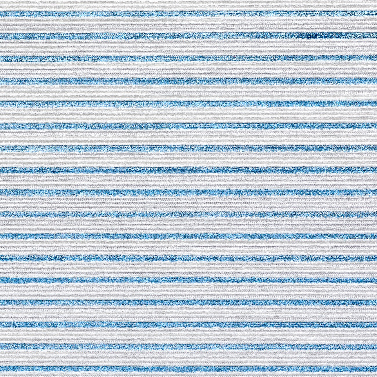 KAYSA Scandi Modern Dark Blue Striped Area Rug Swatch