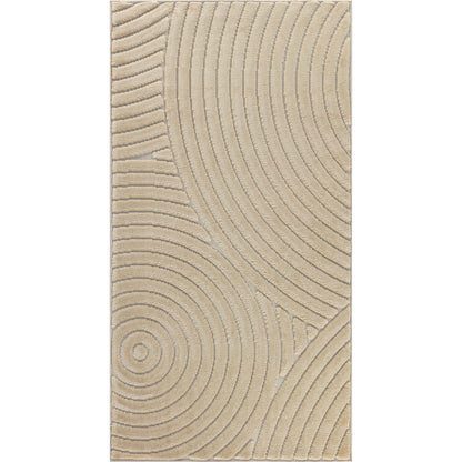 KOANA Indoor & Outdoor Scandi Modern Beige Area Rug Flat