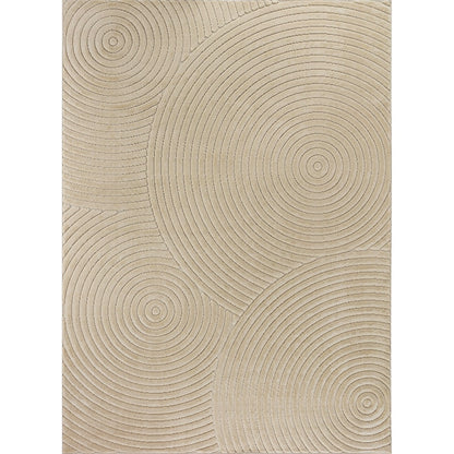 KOANA Indoor & Outdoor Scandi Modern Beige Area Rug Flat