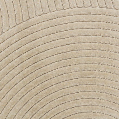 KOANA Indoor & Outdoor Scandi Modern Beige Area Rug Swatch