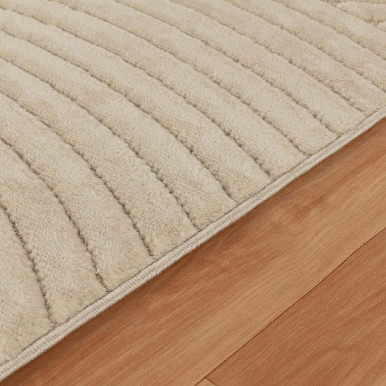 KOANA Indoor & Outdoor Scandi Modern Beige Area Rug Texture