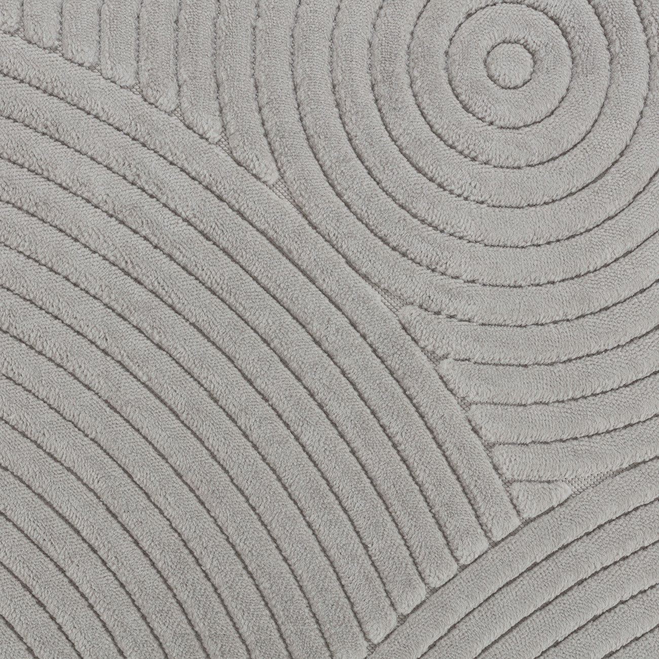 KOANA Indoor & Outdoor Scandi Modern Grey Area Rug Swatch