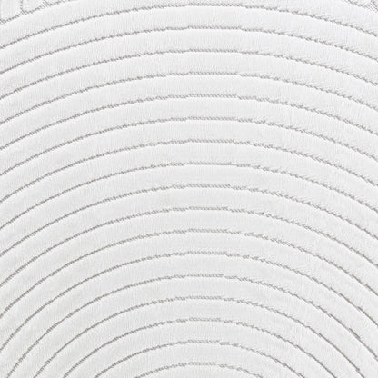 KOANA Indoor & Outdoor Scandi Modern White Area Rug Swatch