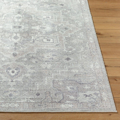 KRISHNA Becki Owens x Livabliss Vintage Traditional Oriental Boho Camel/Dark Brown Area Rug Front