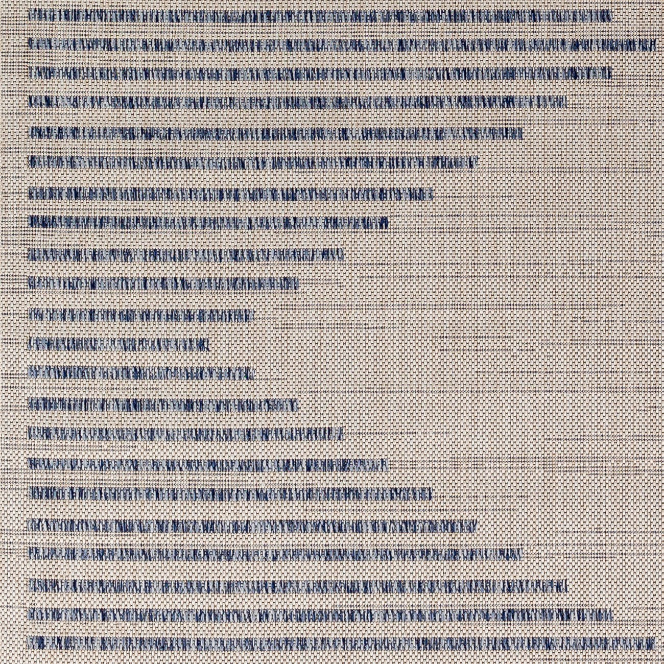 LIGAIA Indoor & Outdoor Global Dark Blue Area Rug Swatch