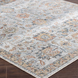 Esther Machine Washable Oriental Boho Grey/Oatmeal Rug