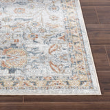 Esther Machine Washable Oriental Boho Grey/Oatmeal Rug