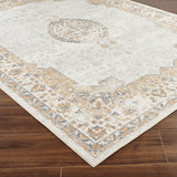Deepika Machine Washable Oriental Boho Grey/Brown Rug - Image 6